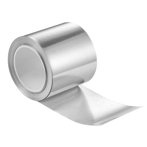 Zinc Strips for Roof and Garden, 2.5" Width x 55 Feet, Prevents Roofing Stains