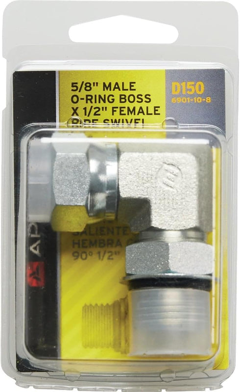 Apache Steel Hydraulic Adapter 5/8 in. Dia. x 1/2 in. Dia. 1 pk by Apache