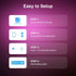YARBO Tuya Bluetooth Gateway Hub for Smart Lighting Products, Smart Life APP Control, Works with Alexa & Google