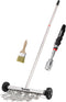 Toolwiz 15" Rolling Magnetic Sweeper 10lbs, with 8 lbs Telescopic Magnetic Pick