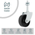 12293 Replacement Caster Wheel for Wet Dry Vacuums Compatible with Ridgid DeWALT Craftsman Shop Vac