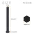 2Pcs Hex Bolts (M14-2x160mm), 8.8 Grade Carbon Steel Fully Threaded Black Oxide Hex Head Screw Bolt