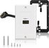 HDMI 2.1 Wall Plate, ELECTOP 8K HDMI Wall Outlet Pass Through with