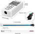 SP110E 2 Pack 5-24V WS2812B WS2815 SK6812 APA102 VIPMOON Bluetooth LED Controller, Pixel LED Light Strips Controller