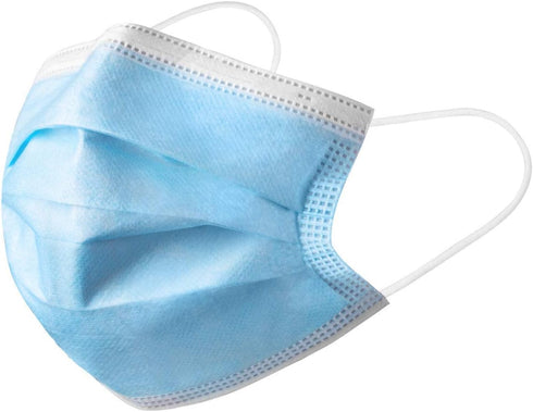 3 3Ply 98% (50 Pack) Hygenix Level Procedure Disposable Face Masks Filtration, Fluid Resistant, Made in USA