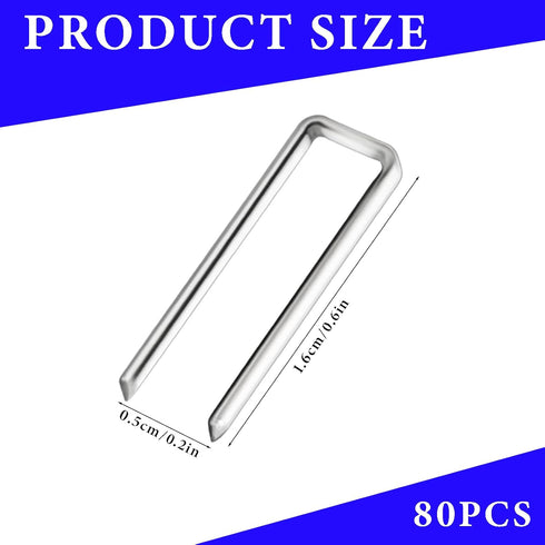 Tweruna 80 (1.60.5cm/0.60.2inch) PCS Plantation Shutter Repair Kit, Plantation Shutter Staples, Replacement Louvers