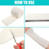 CUNQN 3in 26ft Tubular Bandages Elastic Support Bandage Size D Washable Compression Bandage Compression Wrap Roll