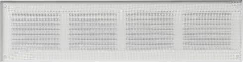 Vent Systems 16'' x 4'' Inch White Air Vent Cover Metal Air Return Grill with Built in Pest Guard Screen HVAC Vent Cover for Home Improvement Vent Duct Cover