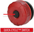 Coast SL1R USB Rechargeable Safety Clip Light, Multi-Mode Red Light, Adhesive Dual Mount for Running, Cycling, Job Site