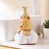 PASNMKvn 250/500ml Cartoon Bear Foaming Soap Dispenser Refillable Hand Sanitizers and Shampoo Bottle for Bathroom