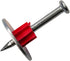 1-1/2" Powder Actuated Fasteners, Drive Pins with 1" Washer, PW150, 100pcs/pack