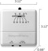 Honeywell Home CT31A1003 Heat/Cool Non-Programmable Thermostat, Beige