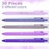 Dispowreath 30pcs Thank You Pens Bulk Cute Multicolor Ballpoint Pen for Server Employee Appreciation Gifts for Social