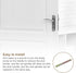 uxcell Door Knob Spindle, 100mm Long Spare Door Handle Spindle Bar, Vintage Square Iron Replacement Spindle
