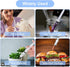 Plastic Syringes, 8pcs No Needle 10ml Liquid Measuring Syringe with Luer Slip Tip for Refilling and Measuring