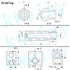 MK10 Hotend Kit for 3D Printer, Compatible with M3 and M4 Thermistor
