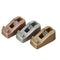 Small Desk Tape Dispenser, Heavy Duty Cute Desktop with Weighted Non-Skid Base for 1 Inch Core Tape, Luxury Gold