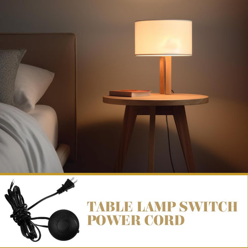 NUOBESTY 11ft Bulbs Ac110 Floor Lamp Foot Switch Replacement Extension Cord Step-on Button Us Standard Plug Controls