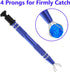 2 Pcs Metal 4 Prongs Grabber Tool, IC Clip Tweezers for Catching IC Chips, Electronic Tiny Components & Jewel, Blue