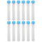 Cryogenic Vial 12 PCS, 10ml Lab Plastic Frozen Test Tubes with Seal Screw Caps, Clear Cryovial