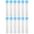 Cryogenic Vial 12 PCS, 10ml Lab Plastic Frozen Test Tubes with Seal Screw Caps, Clear Cryovial