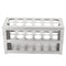 Test Tube Rack, 12 Holes, 3 Tiers Metal Stainless Steel Holder for Laboratory Scientific Experiments