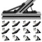 12pcs 3030 Corner Bracket 45/135 Degree Angle, T-Slot V-Slot Accessories with Screws and Nuts for 3D Printer, Black