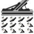 12pcs 3030 Corner Bracket 45/135 Degree Angle, T-Slot V-Slot Accessories with Screws and Nuts for 3D Printer, Black