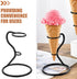 2pcs ARTIBETTER Metal Ice Cream Cone Holder Stand, Single Iron Egg Cone Display Rack, for Dessert Presentation