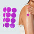 Remarkabel 0.8 inch (160 Pack) Uv Stickers Sun Patch for Sunscreen, Round Shaped Sunblock Patches Stickers for UV
