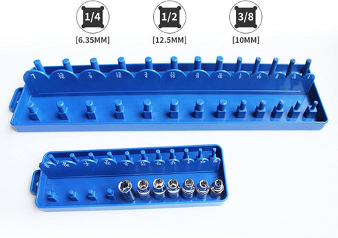 JISADER 3/8 Socket Organizer Tray Storage Holder Socket Rail Storage Holder Material Suitable for Professional