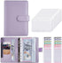 YCMGBH A6 Set,with PU Leather Budget Binder Notebook Cash Envelopes System Binder Pockets for Money Budget Saving Bill