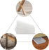 8 Pcs Clear Furniture Leveling Shims, Square Plastic Shims for Home Improvement (Transparent-Thin)