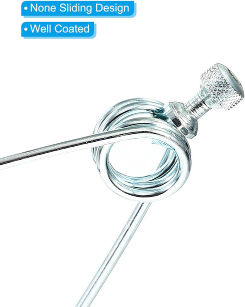 PATIKIL Dome Lamp Clamp, Flexible Adjustable Lamp Fixture for Ceramic Heat Lamp Holder