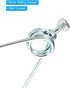 PATIKIL Dome Lamp Clamp, Flexible Adjustable Lamp Fixture for Ceramic Heat Lamp Holder