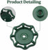 1172065 01-5109, 3/8" (12 Outdoor Faucet Handle Compatible with LASCO Hose Bib Handle Fits Most Shaft Silicone Stems