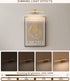 Dimmable 15.75" Inches 3000k Joosenhouse Picture Light Battery Operated Wireless Picture Light with Timer Remote Gold