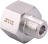 Forged Reducer Adapter Fitting, Stainless Steel 304 Reducing Pipe Connector, 1" NPT Female x 1/2" NPT Male, Pack of 5