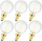 LED Frosted Candelabra Light Bulbs,E12 Edison LED Light Bulbs,4W Equal 40 Watt