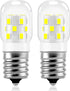 E17 LED Bulb, Microwave Oven Appliance Light Bulb, 3W (40W Equivalent), 380LM, 6000K Daylight White, 2 Packs