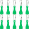 10 Pcs Lotto Scratcher Tool, Plastic Keychain Scraper for Lottery Tickets, Lotto Scratcher Keyring, Green