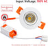 2inch Dimmable 3W 4000K-4500K, CRI80, 25W 220LM Bulbs (4 Pack) LightingWill LED Downlight, COB Recessed Ceiling Light