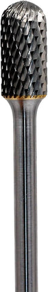 SC-5L6 Tungsten Carbide Burr - 6” Long Double Cut Carbide Burr File with 1/4 Shank Dia Cylinder, 1pcs