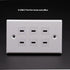 USB C Charger Wall Outlet Plate, LOKEKE 6 Ports USB Type C Power Wall Outlet Plug Plate, White