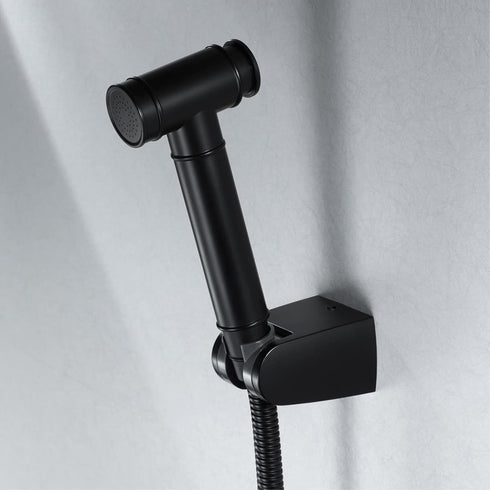 IIUUAYUVI Black HandheldSprayer for Toilet Portable Baby Cloth Diaper Sprayer Hand Held ToiletSprayer Head withHose