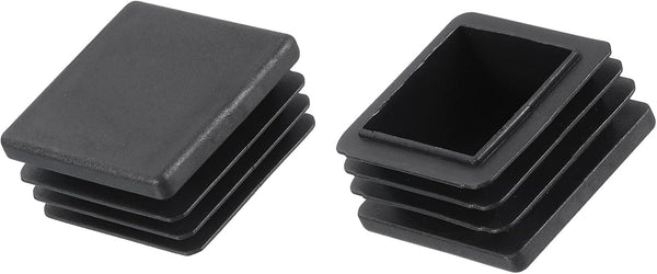METALLIXITY Square Tube End Cap(35 x 35mm) 2Pcs, Plastic Plugs Insert End