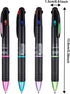 JOVITEC 24 Pack Multicolor Ballpoint Pens 4-in-1 0.7 mm Colored Retractable Ballpoint Pens for Office School Supplies Students Gift Kids Party Favors by JOVITEC