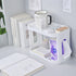 kaileyouxiangongsi 2PCS Kitchen Spice Rack or Bathroom Countertop Organizer, 2-Tier Desk Organizers, White