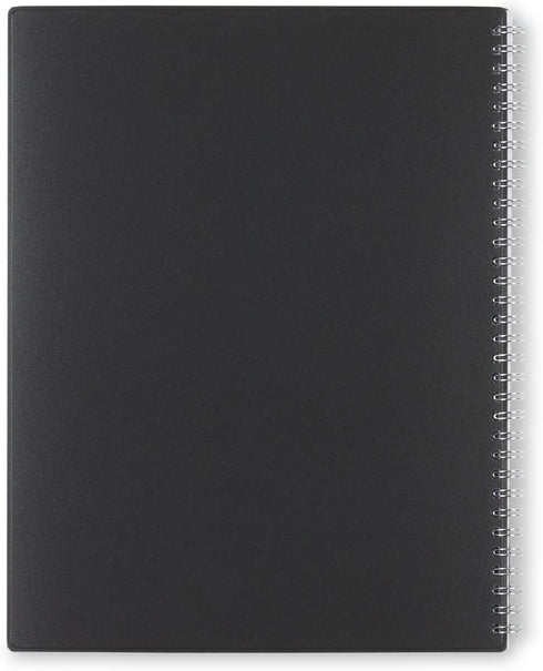 Blue Sky Smart Notes Professional Notebook, Wire-O Binding, 8.5" x 11", Black (14713)