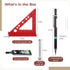 Small Carpenter Square Woodworking Tool, Fixed Angle Pin and 0.9mm Mechanical Pencil for Precision